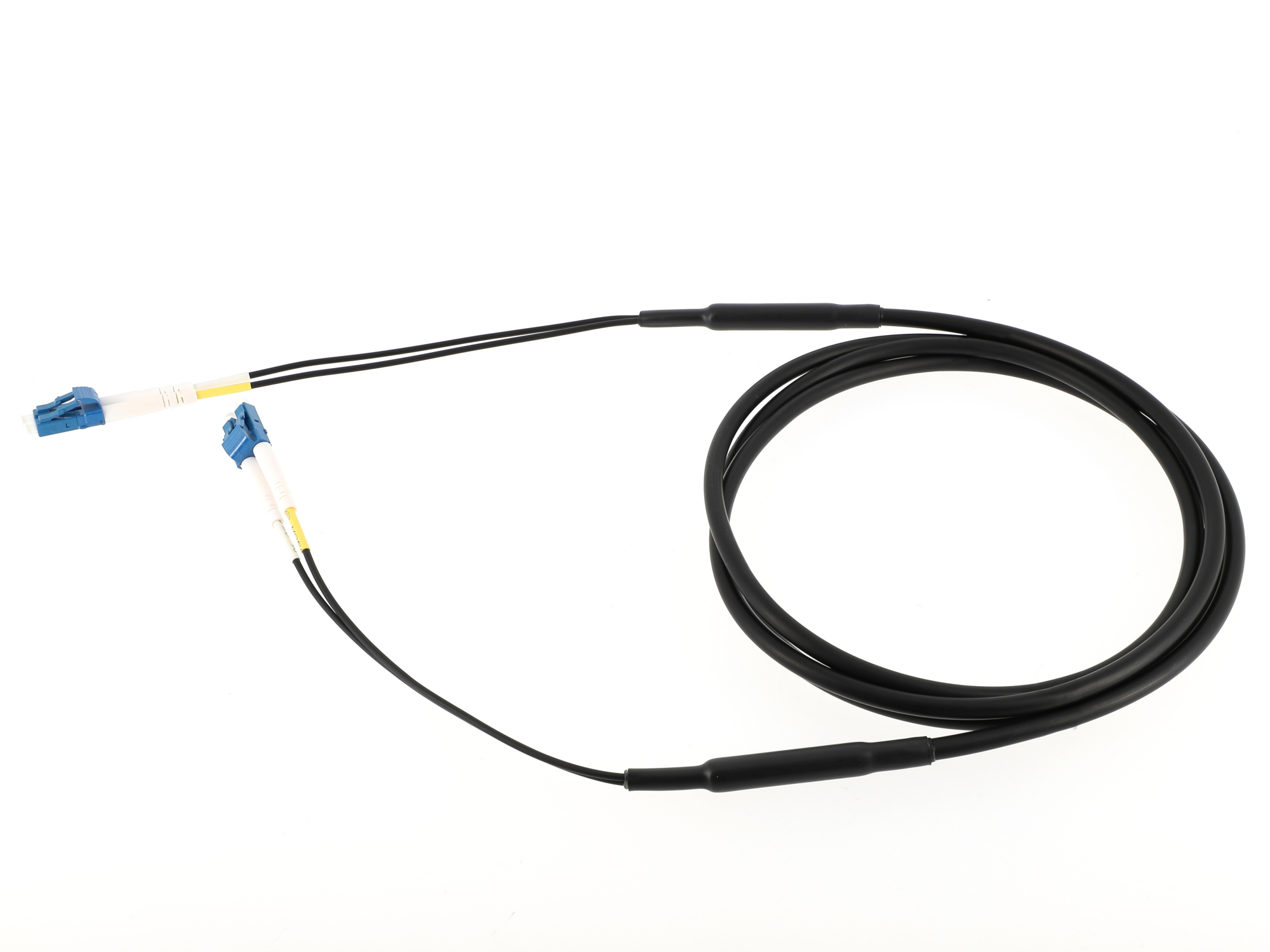 LC/LC G657A2 singlemode duplex CPRI black LSZH UV resistant 100 m patchcord